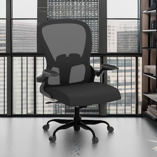 Ergonomic Office Chair, Comfort Swivel Home Office Task Chair, Breathable Mes...