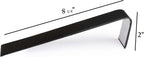 Novel Box 6 Pack Bracelet/Watch Ramp Black Leatherette 2x8.25x2 Inches - Slim and Sleek Ramps for Jewelry Display - Bracelet Holder Organizer Stand for Wedding, Selling & Personal Use
