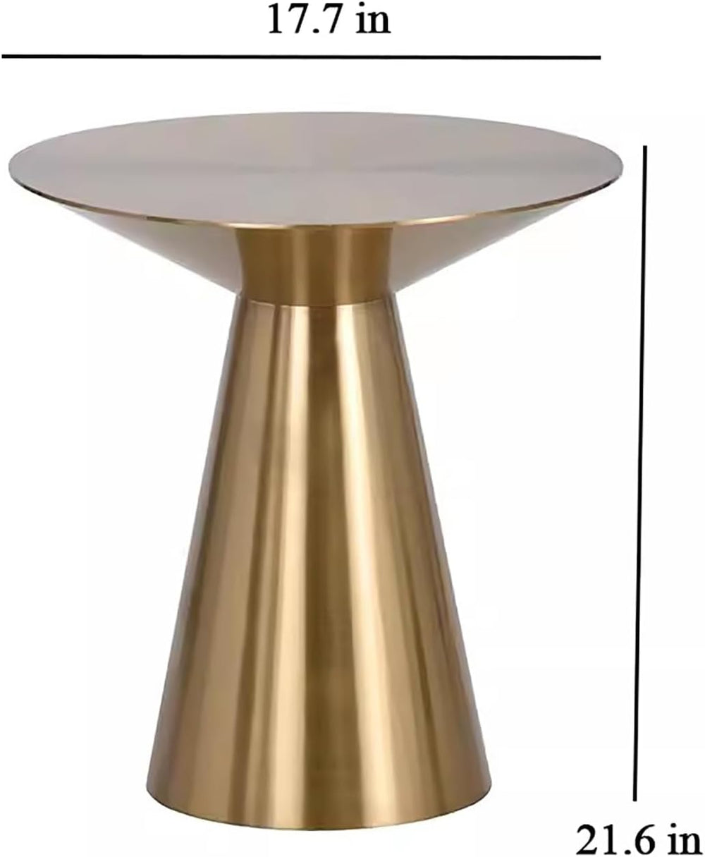 Modern Coffee Table Metal Tea Table,Luxury Sofa Side Table Corner Table,Round...