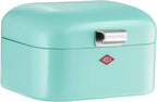 Wesco Grandy Mini Storage Box 17.0 x 18.0 x 12.0 cm, Powder-Coated Sheet Steel, powder-coated sheet steel, mint, 17.0x18.0x12.0 cm