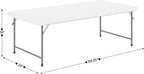 BizChair 4.93-Foot Kid's Granite White Plastic Folding Table