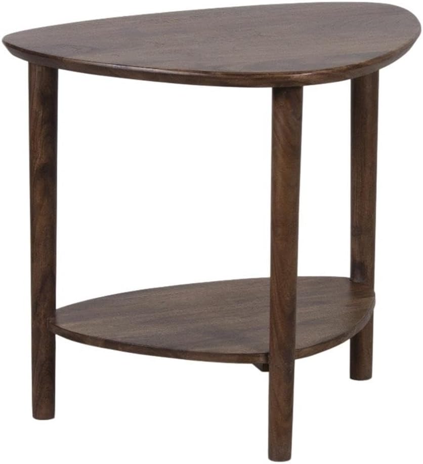 Porter Designs Noma Solid Acacia Wood End Table - Brown