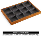 Wood Jewelry Organizer, Grey Jewelry Organizer, Premium Jewelry Tray For Watch, Bangle