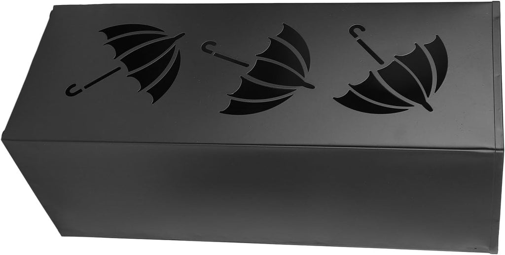 Metal Umbrella Stand, Steel Umbrella Holder with Powder Coated Rustproof Finish, Compact Space Saving Design for Home Office Entryway, Indoor Outdoor Umbrella