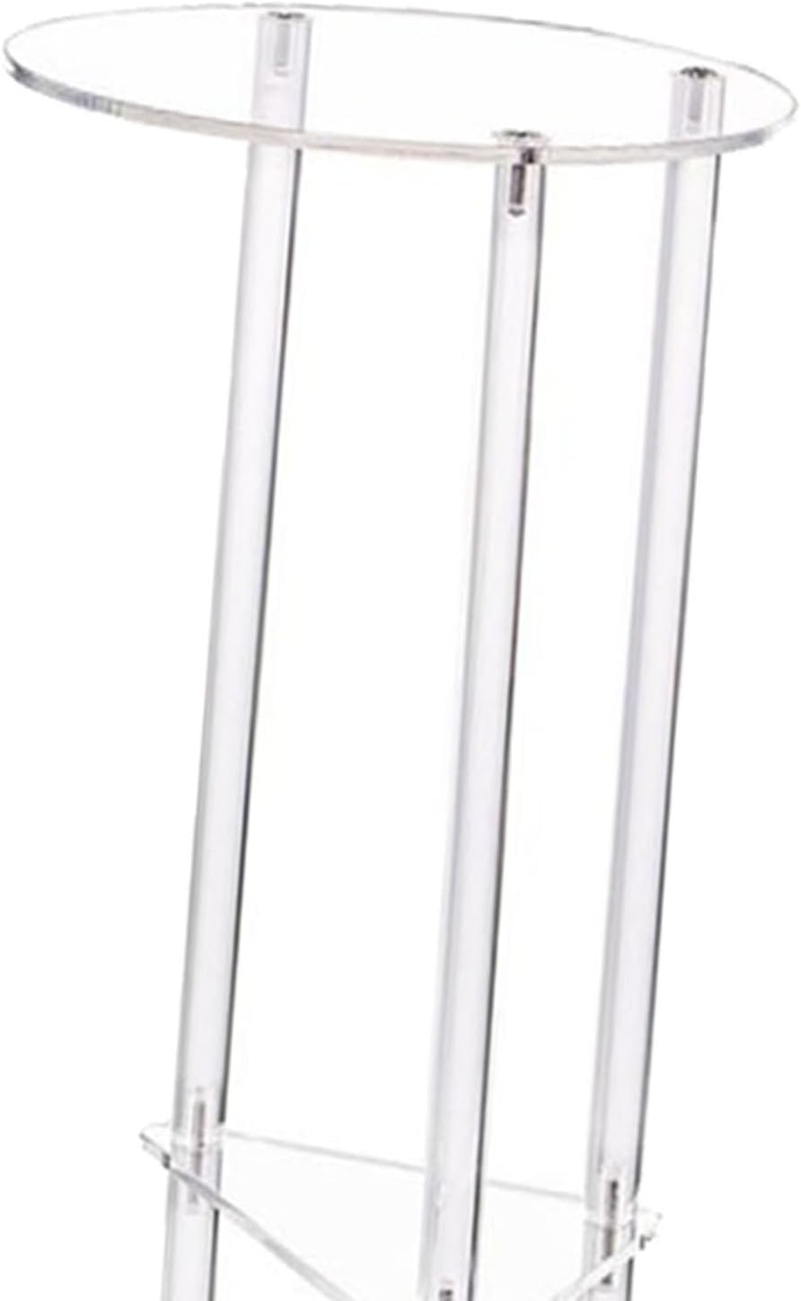 Clear Acrylic Side Table, NightStand, Modern Small Drink Side Table Furniture...