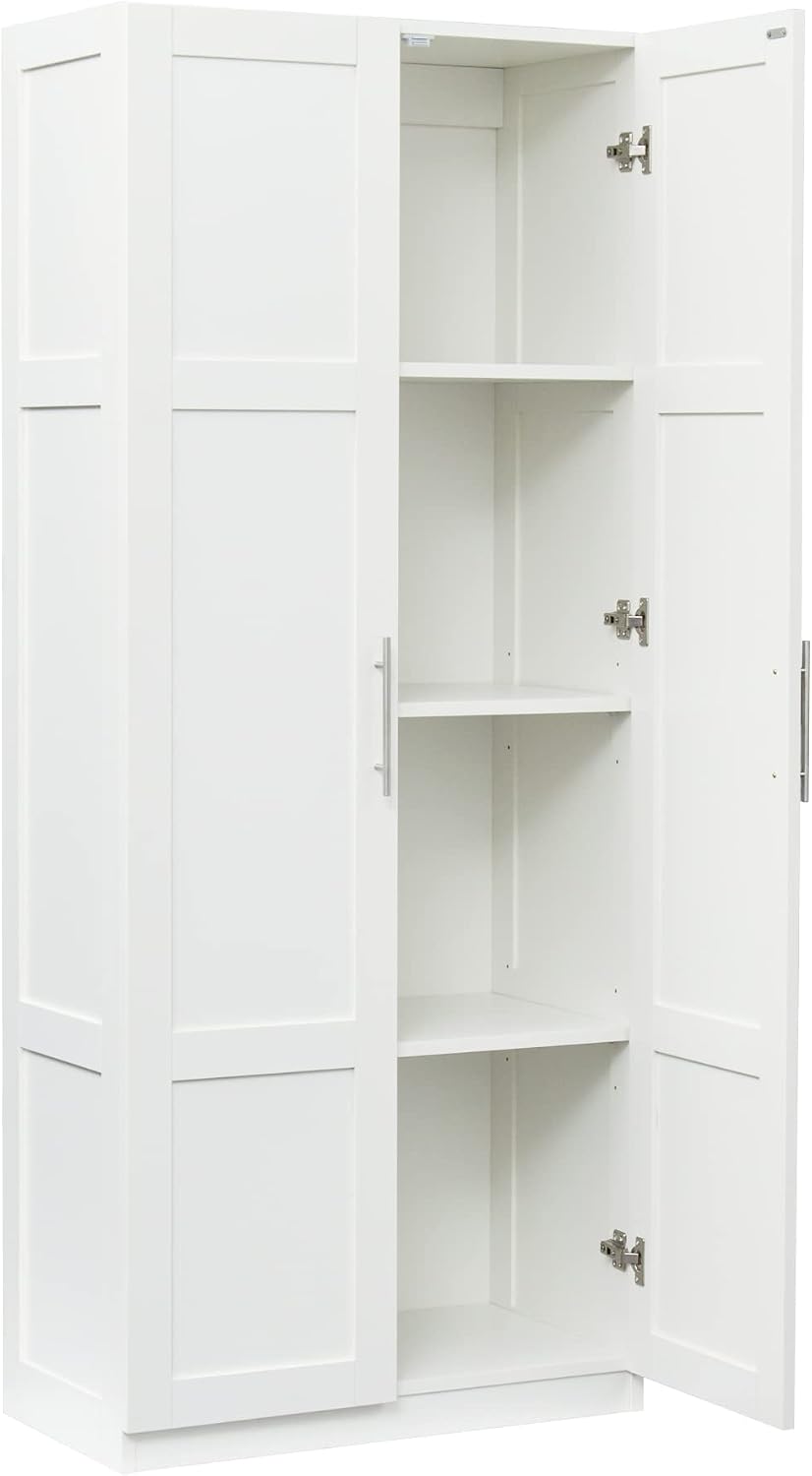 Kitchen Pantry Storage Cabinets, 70.87" Tall Pantry Cabinet with 2 Door ...