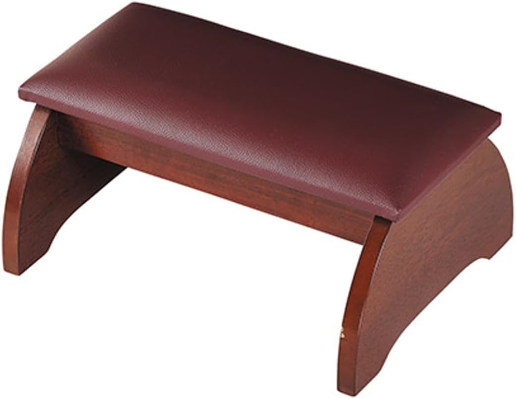 Trinity Church Supply Personal Kneeler Walnut Finish Maple Hardwood Kneelers Wooden Church Prayer Bench for Praying, 17 Inch x 1.5 Inch