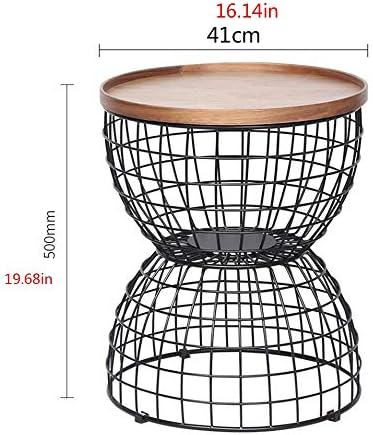 Telephone Table, Mobile Tray Sofa Side Table,Retro Solid Wood Telephone Desk,...