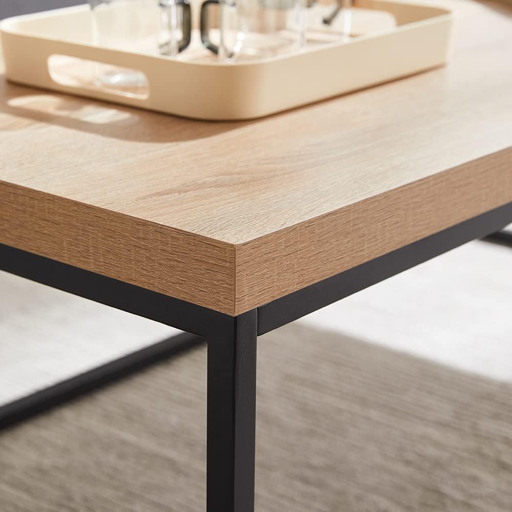 CENSI Natural Oak Coffee Table/Center Table, 47-Inch