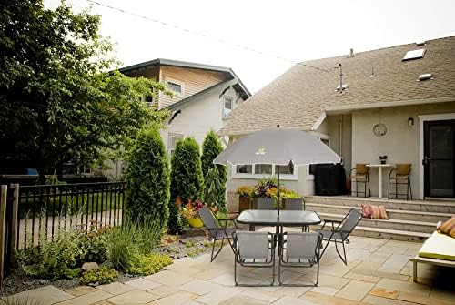 Nice C 8 Piece Patio Dining Set, Outdoor Furniture Set (Grey)