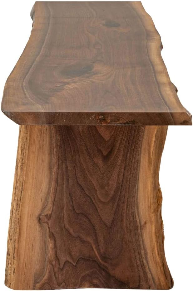 Rustic Red Door Co. Live Edge Wood Bench for Dining Table, Entryway, Bedroom,...