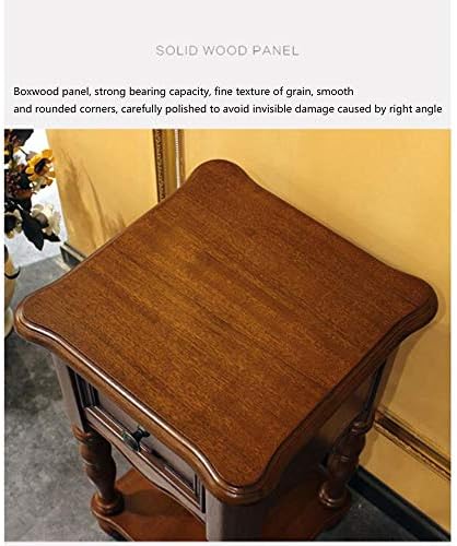 Telephone Table, American Solid Wood Plant Stand,Living Room Sofa Telephone S...