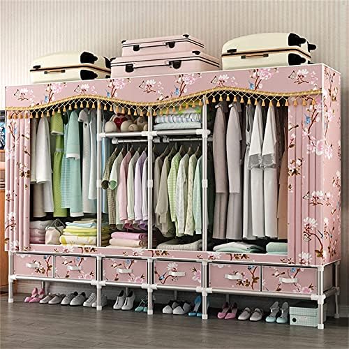 Portable Wardrobe Cloth Wardrobe Large Wardrobe,Simple Portable Wardrobe Mult...