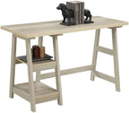 Convenience Concepts Designs2Go Desk, 47", Weathered White