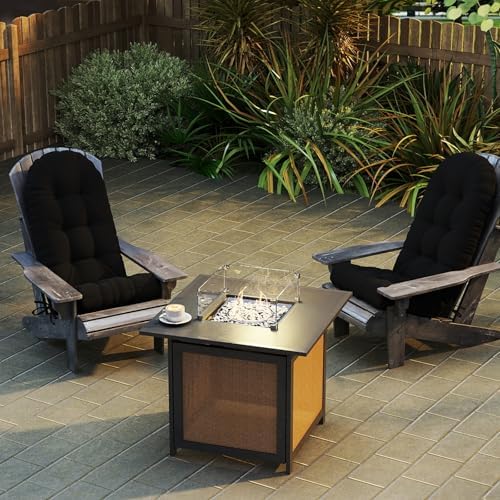 Outdoor Adirondack Chair Cushion 50x21x4 Inch, Black