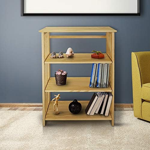 Casual Home Soho Manhattan 4-Shelf Folding Bookcase 26"" Wide - Nat...