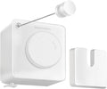 Retractable Clothesline Indoor, Non-Sagging Outdoor Clothes Line retracting,15.4 Ft Heavy-Duty Clothes Drying Laundry Line,Wall Mounted Stainless Steel Line (White)