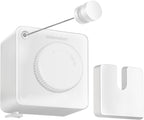 Retractable Clothesline Indoor, Non-Sagging Outdoor Clothes Line retracting,15.4 Ft Heavy-Duty Clothes Drying Laundry Line,Wall Mounted Stainless Steel Line (White)