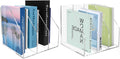 Acrylic Paper Tray Stackable Letter Organizers, Clear Paper Tray Desk Organizer, 3-Tier, Desk A4 File Holder for Office Document Desktop File Tray-2pack