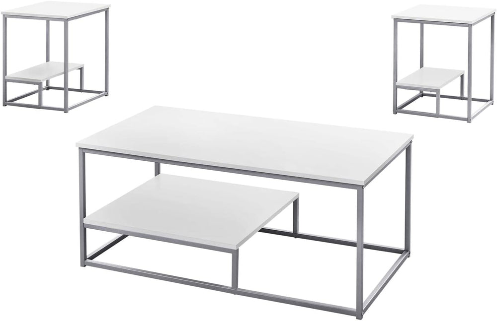 Monarch Specialties TABLE SET One Size WHITE