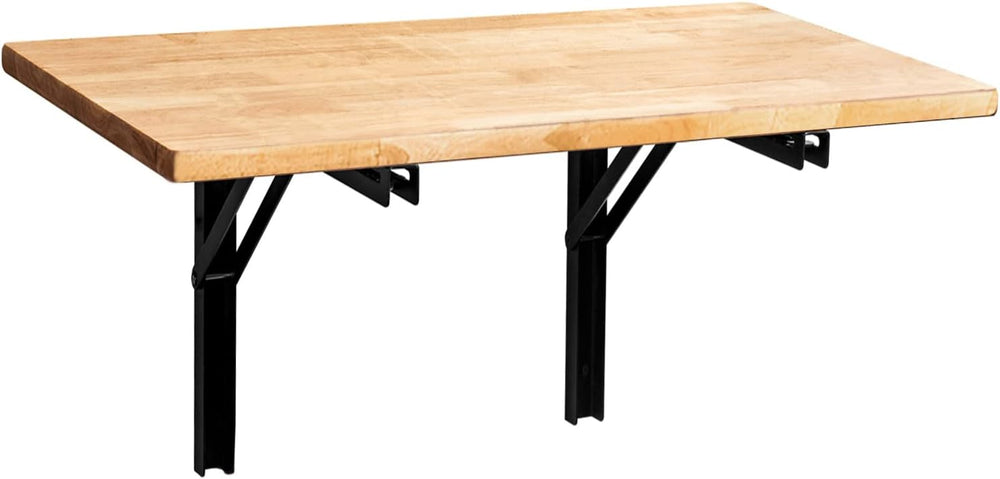 Wallmaster Wall Mounted Folding Workbench Heavy Duty Fold Down Table Utility ...