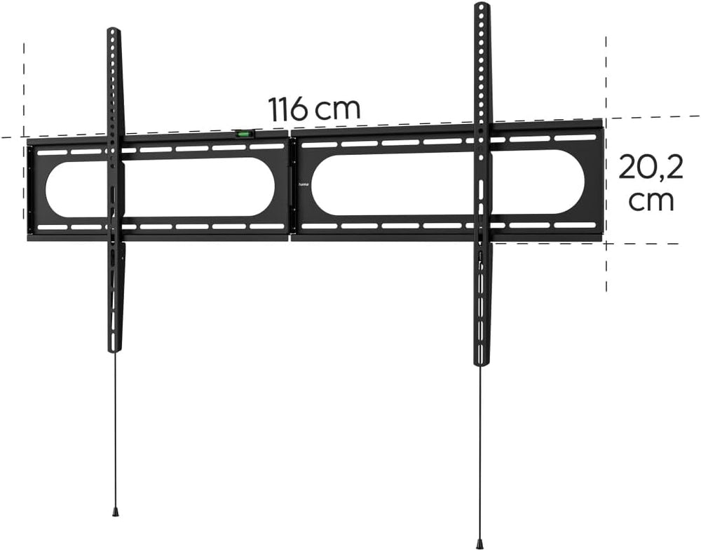 Fixed TV Wall Mount Bracket 305 cm (120") up to 100 kg, Wall Distance 2....