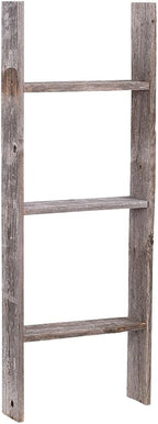 3' Reclaimed Barnwood Rustic Ladder
