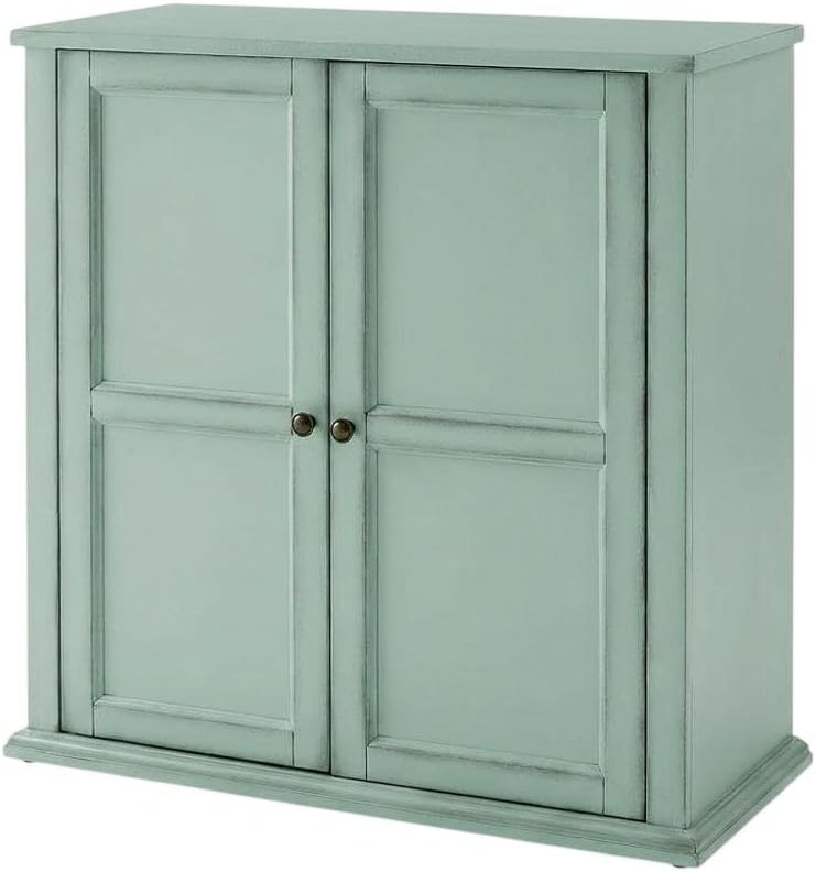 Furnifact Stackable Kitchen Storage Pantry Cabinet Brown, with Anti-tip Safet...
