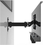 Adjustable Keyboard Tray Under Desk with Ergonomic Mouse Support, Horizontal Rotation and Telescopic Arm Stand for Office Use