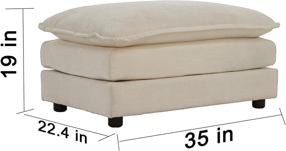 Fabric Ottomans Footrest to Combine with 2 Seater Sofa, 3 Seater Sofa and 4 S...
