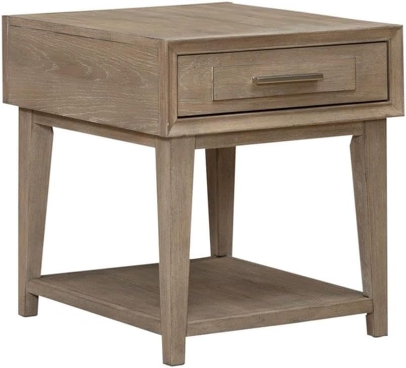 Pemberly Row 3-Piece Living Room Table Set, Sandstone Wood Finish, Includes R...