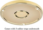 Ceramic Vanity Tray for Bathroom, Jewelry, and Makeup – Decorative Organizer Tray for Countertops, Dresser, or Sink – Elegant Green Round Design, Durable & Stylish Storage Solution