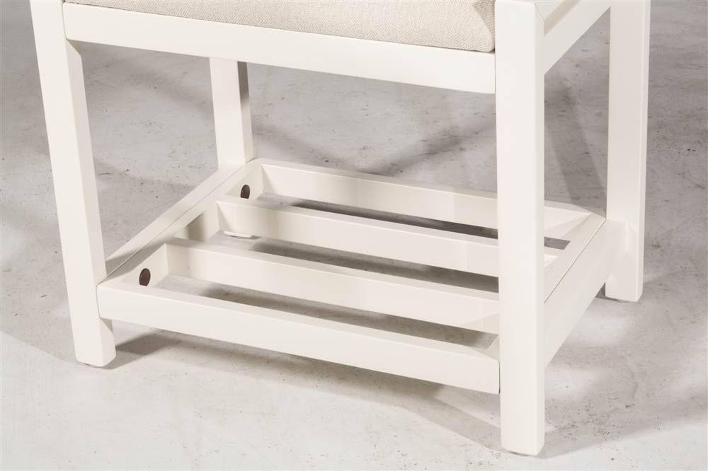 Hillsdale Furniture Amelia, White Vanity Stool