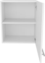 Modern Minimalist Wall Cabinet, with 1 Door and 2 Shelves, Storage Locker for Kitchen Hallway Closet,for Kitchen Home