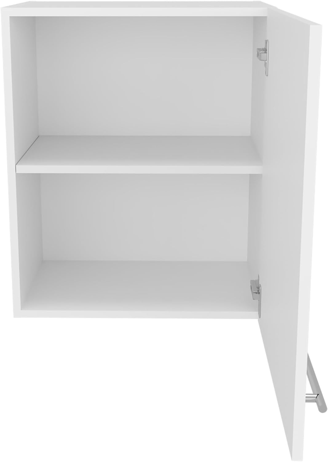 Modern Minimalist Wall Cabinet, with 1 Door and 2 Shelves, Storage Locker for Kitchen Hallway Closet,for Kitchen Home