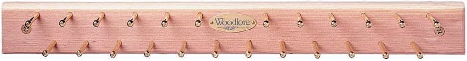 Woodlore Cedar Tie Rack Up to 24 Ties