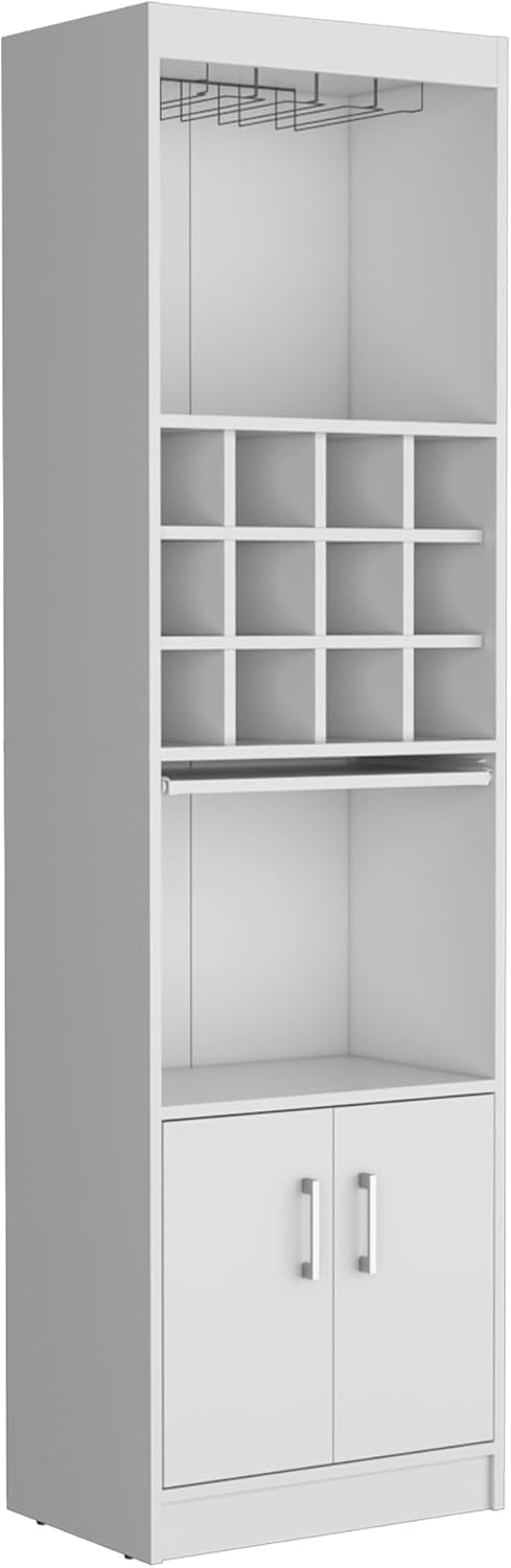 Modern Cabinet 5-Tier, Wine Cabinet with 5 Shelves, for Kitchen Living Room H...