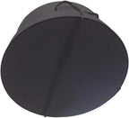 Sarah's Hat Boxes Classic Black Hat Box – 14.75" x 7.5" (Dia. x Ht.) Handmade in USA – Odorless Non-Toxic Adhesive, Cording Handle – Premium Storage for Hats & Accessories