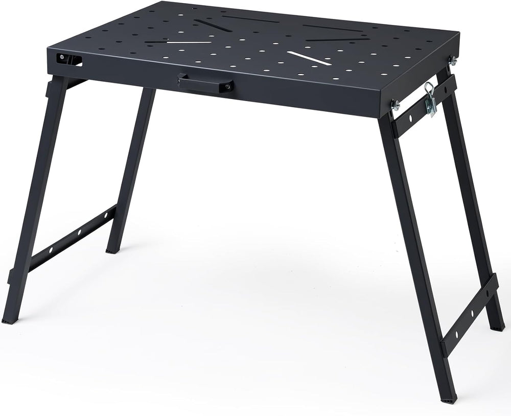 OLBRUS Welding Table Foldable Work Bench, Black