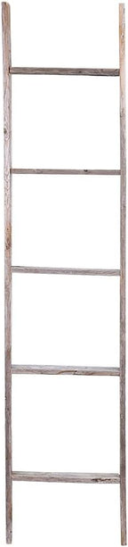 5' Reclaimed Barnwood Rustic Ladder