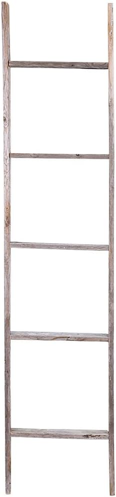 5' Reclaimed Barnwood Rustic Ladder