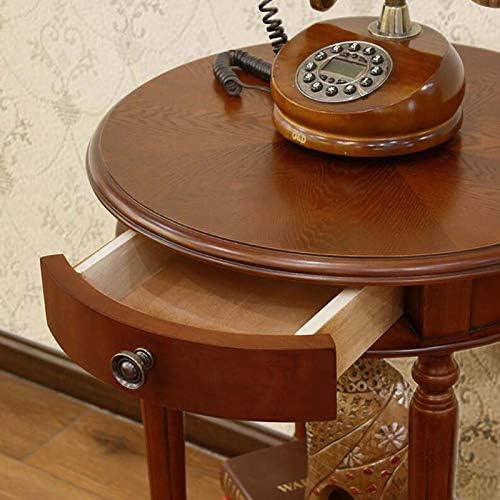 Telephone Table, American Telephone Tables,Round Coffee Table,Side Table with...
