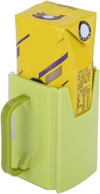 Spill Proof Milk Holder, Adjustable Milk Carton Holder with Handle for Kid Child (Green (Green)