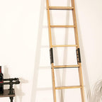Quite Guide Library Ladder Kit Wooden Ladder 8 Foot 9 Foot 10 Foot Red Oak Unassembled (8 Foot)