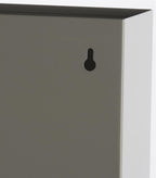 Durham Displays2go Hanging File Folder Rack with 11 Tiered Pockets, Wall Mount Office Organizer - Tan Powder-Coated Steel