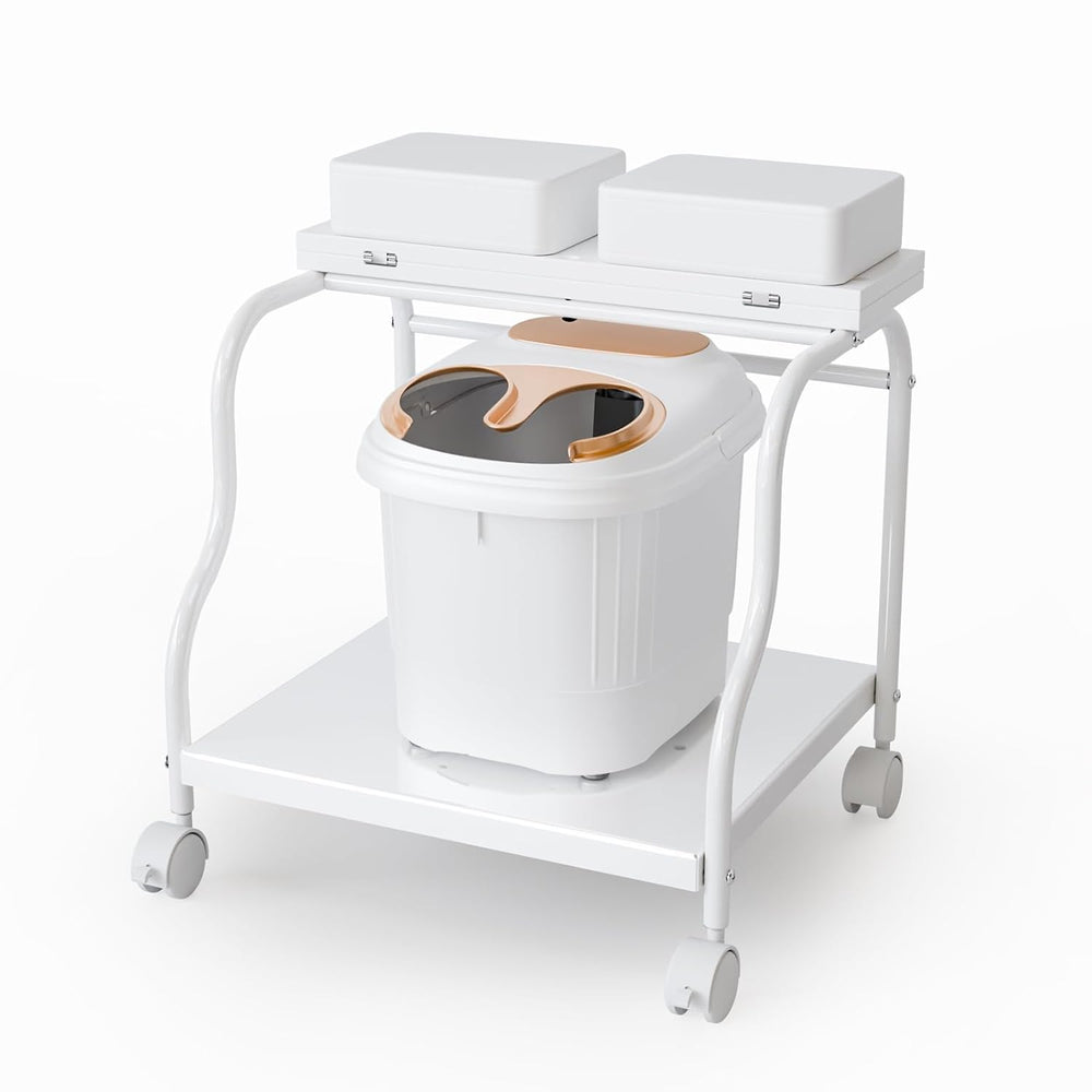 OmySalon Pedicure Cart Foot Bath Trolley, Portable Salon Nail Esthetician Rol...