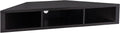 24/7 Shop at Home French 47 inch Modern Floating TV Stand with Storage, Floating Corner Shelf for Wall, Wood Entertainment Center with Shelves for Living Room, Bedroom, Family, Cappuccino Brown