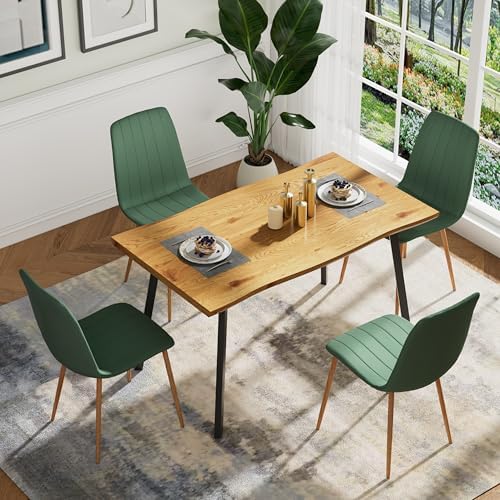 Dining Chairs Set of 4, Modern Kitchen Dining Room Chairs, Ergonomic Velvet D...
