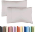 Standard Pillow Cases - 2 Pack - Super Soft Pillowcase Covers - Envelope Enclosure - Hotel Quality Pillow Protectors - Wrinkle Free, Fade & Stain Resistant - Machine Washable - 20" x 26" (Light Grey)