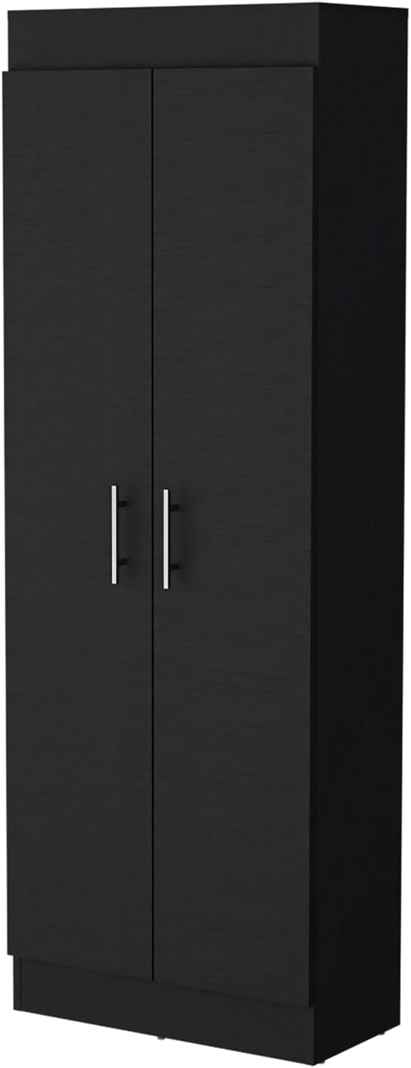 23.6" D*11.9" W*66.8" H Freestanding Kitchen Pantry with 4 She...